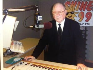 Vern Kaspar at the audio console at one of his radio stations (more pictures in the gallery)
